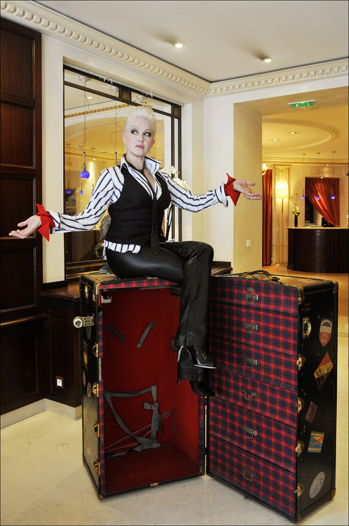 07/08/2008.Exclusive . Close up of  US singer Cindy Lauper.